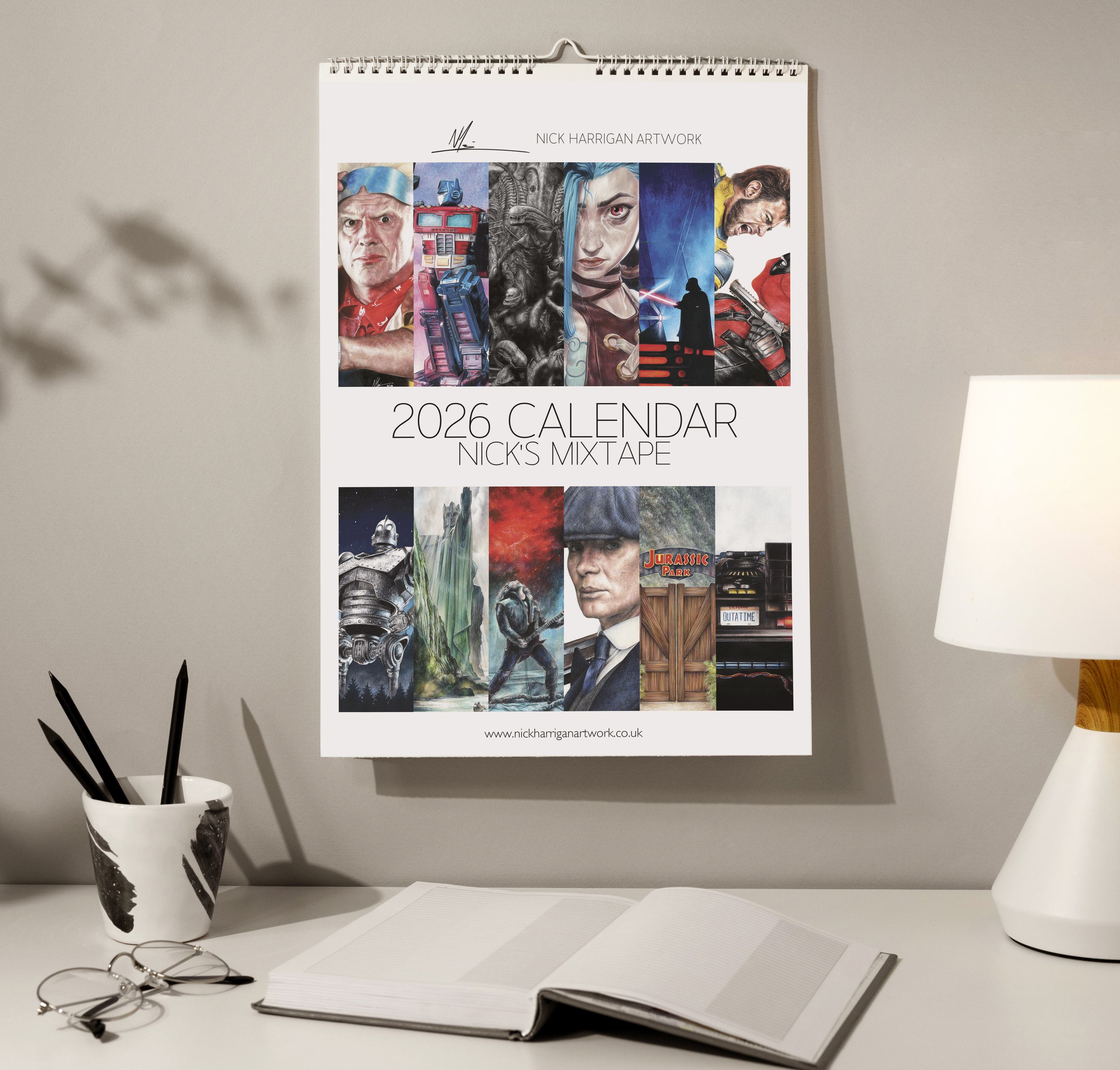 2026 Calendar — Nick Harrigan Artwork